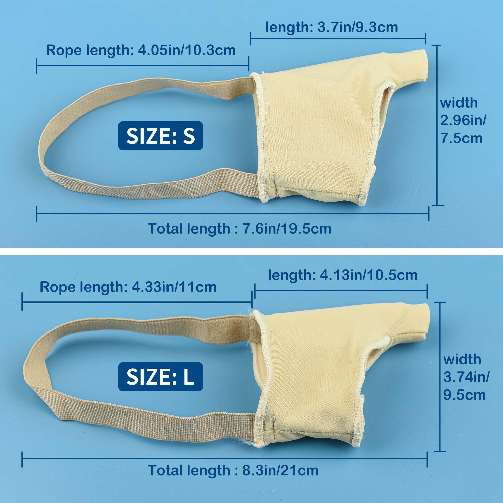 DYKOOK DYKOOK Tailors Bunion Corrector 1Pair Pinky Toe Pain Relief Bunionette Pads(Large)