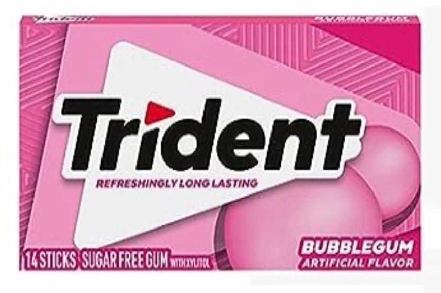 Generic Trident Gum Variety Pack Long Lasting (Original,Watermelon,Spearmint,Peppermint,Cinnamon,Tropical,Bubble Gum,Berry Lime) Classic Chewing Gum Each 26gm Pack Of 8