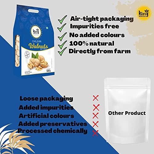 KINGUNCLE King Uncle's Chilean Walnuts-In-Shell (Sabut Akhrot) (500)