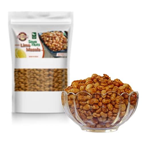Eat Soya...BE SMART EAT SMART Eat Soya...BE SMART EAT SMART Soya Nuts Healthy Roasted Namkeen and Snacks Crunchy and Tasty, Delicious l Diet Food l Keto Snacks l Healthy Snacks l Lime Masala-2 And Magic Pudina-2 200g (Pack of 4,80