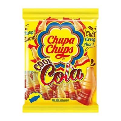 Generic Chupa Chups Cool Cola - Bursting with Refreshing Cola Flavor - Irresistible Chewy Treats for All Ages - 120g Pack