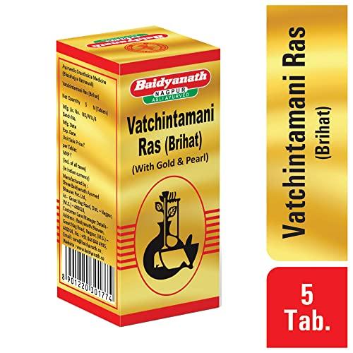 Baidyanath Baidyanath Vatchintamani Ras (Brihat) With Gold I For Joint Pain - 5 Tablets