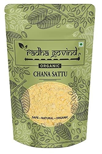 RADHA GOVIND Radha Govind Organic Chana Sattu Powder | Fiber-Rich Sattu 1Kg