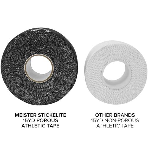 Meister Meister StickElite Professional Porous Athletic Tape - 15yd x 1.5" - Black - 1 Roll