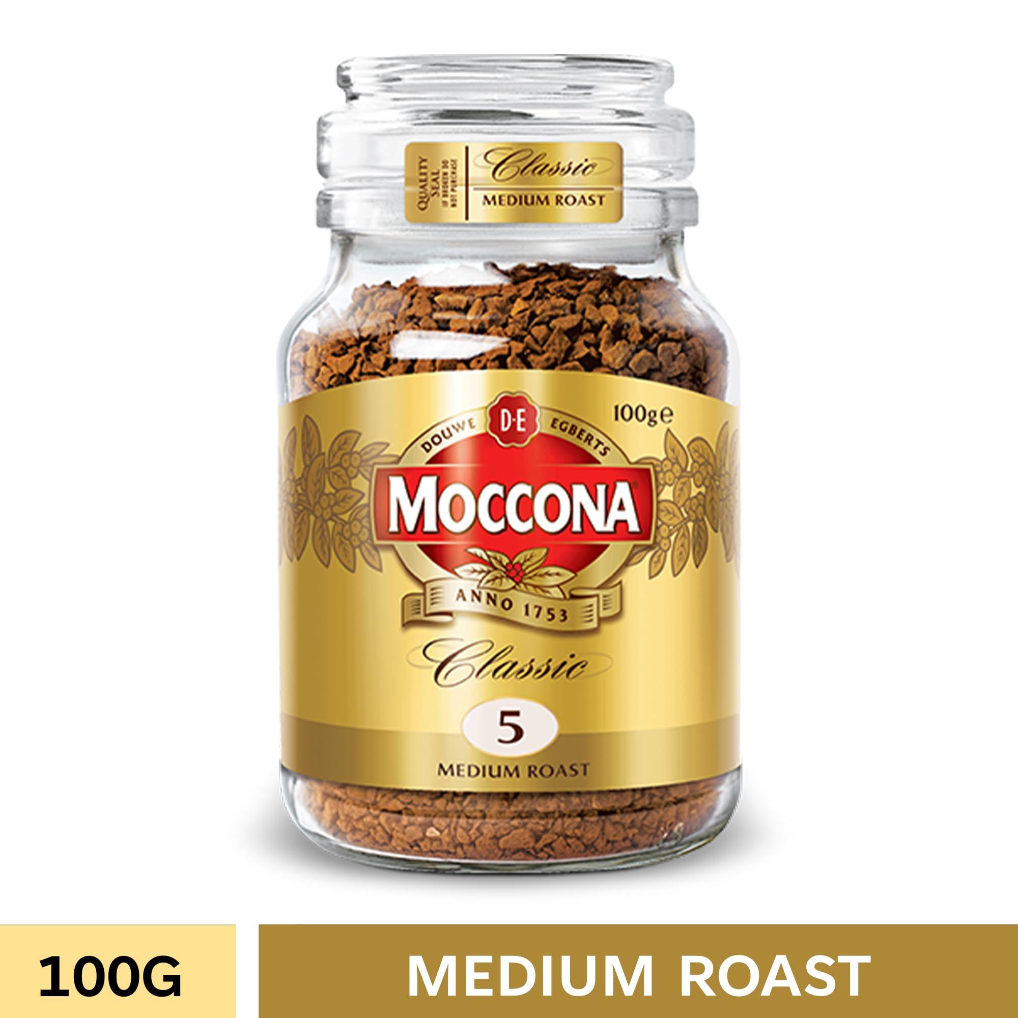 Moccona Moccona | Classic Medium Roast| Classic Decaffinated| Instant Coffee | 200g | Combo of 2