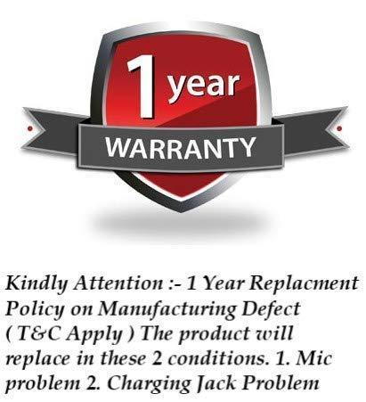 INSTANT ORDER TECHNOLOGY QOCXRRIN One Year Warranty Wireless Bluetooth Headset Magnet Earphone with Hand-Free Calling, Bulit-in-Mic, Extra Bass Stero, Lightweight and Sweatproof Prefect for Gym, Running(Black)