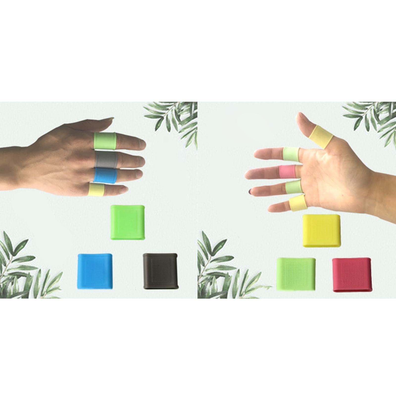 CALANDIS CALANDIS Soft Golf Finger Sleeves Silicone Protector Support Wrap Yellow 23mm | 1 Piece Silicone Golf Finger Sleeve