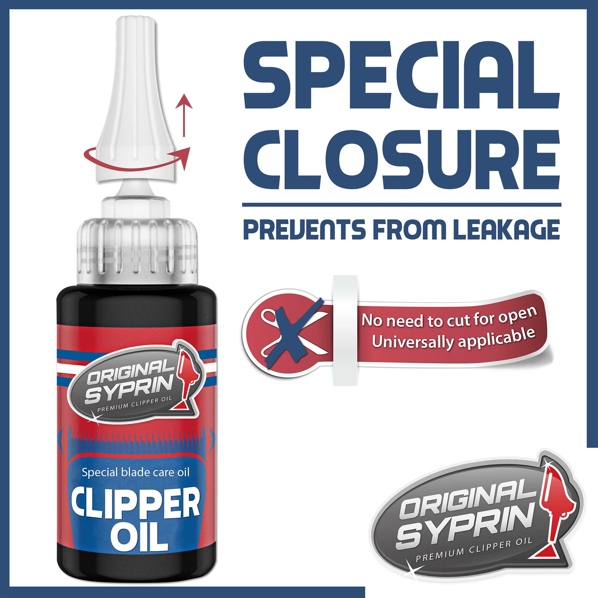 SYPRIN Original Syprin Shaving Head Oil for Hair Trimmers Hair Clipper Shaver Trimmer Hairdressing Supplies.