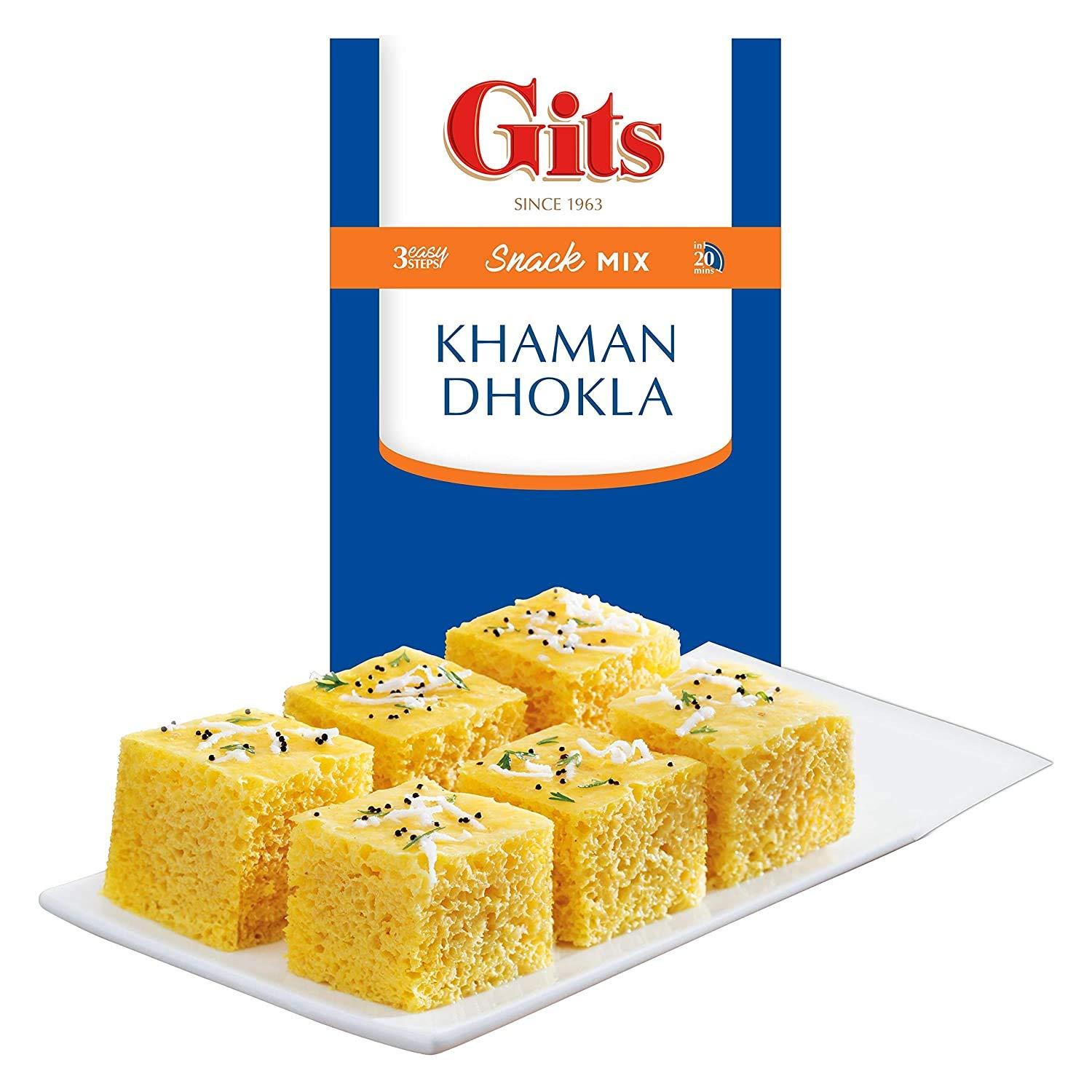 Gits Gits Instant Khaman Dhokla Snack Mix, 500g