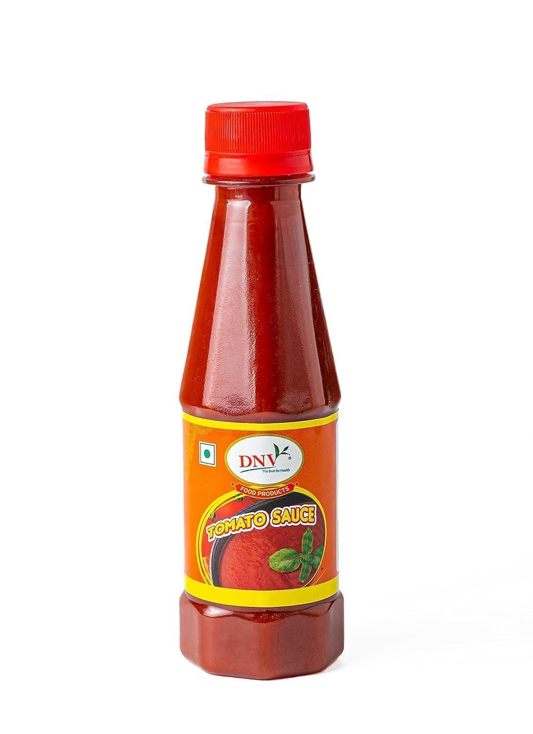 DNV DNV - Spicy Red Chilli Sauce and Tomato Ketchup Sauce Combo Pack of 400gm (200g x 2)