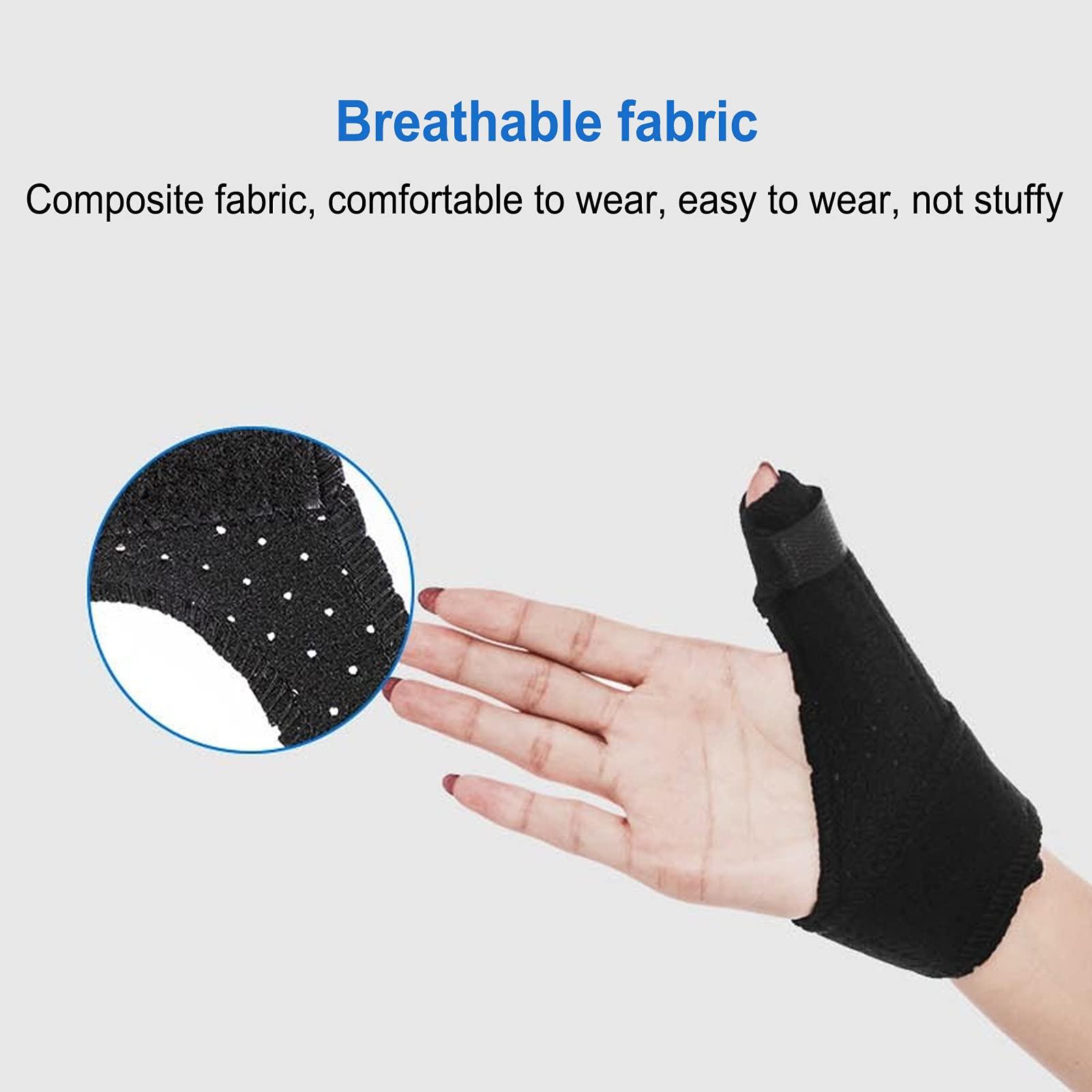Zyyini Thumb Brace & Thumb Saddle Joint, Thumb Splint, Thumb Brace Support, Children Thumb Brace Support Finger Fracture Pain Relief Thumb Corrector Stabilizer(S)