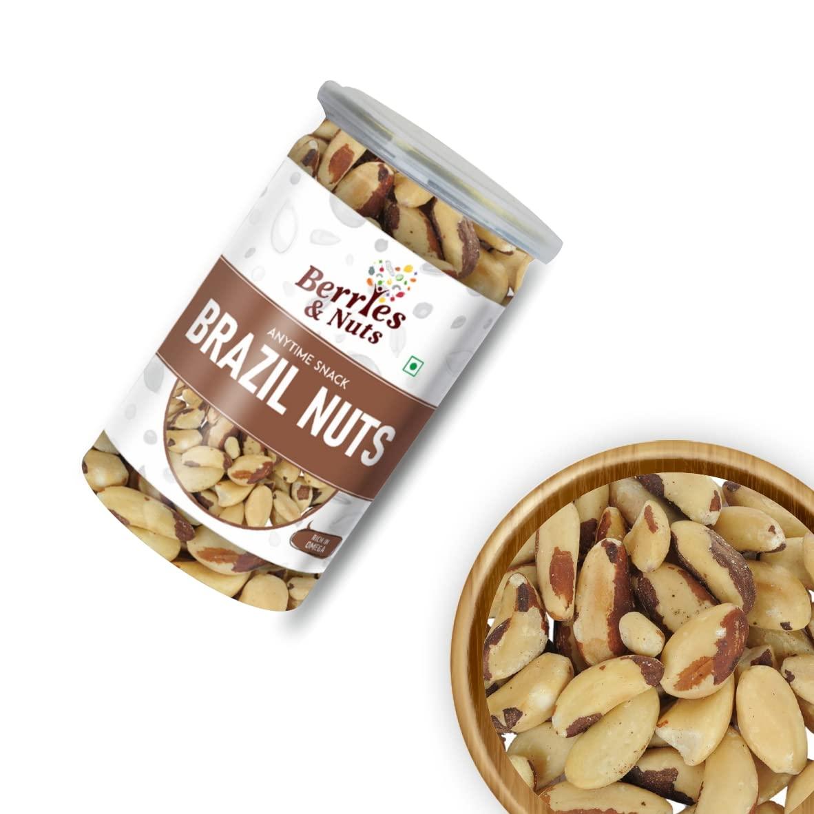 Berries And Nuts Berries And Nuts Premium Jumbo Brazil Nuts & Macadamia Nuts Combo | Brazil Nuts 200 Grams & Macadamia Nuts 170 Grams