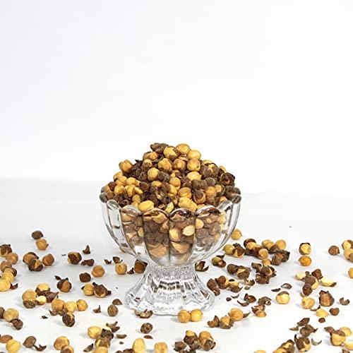 Swiss Naturals Swiss Naturals Roasted Salted Chana Whole | Bhuna Chana With Skin | Desi Chickpeas Snacks | Bengal Gram Organic, 900g