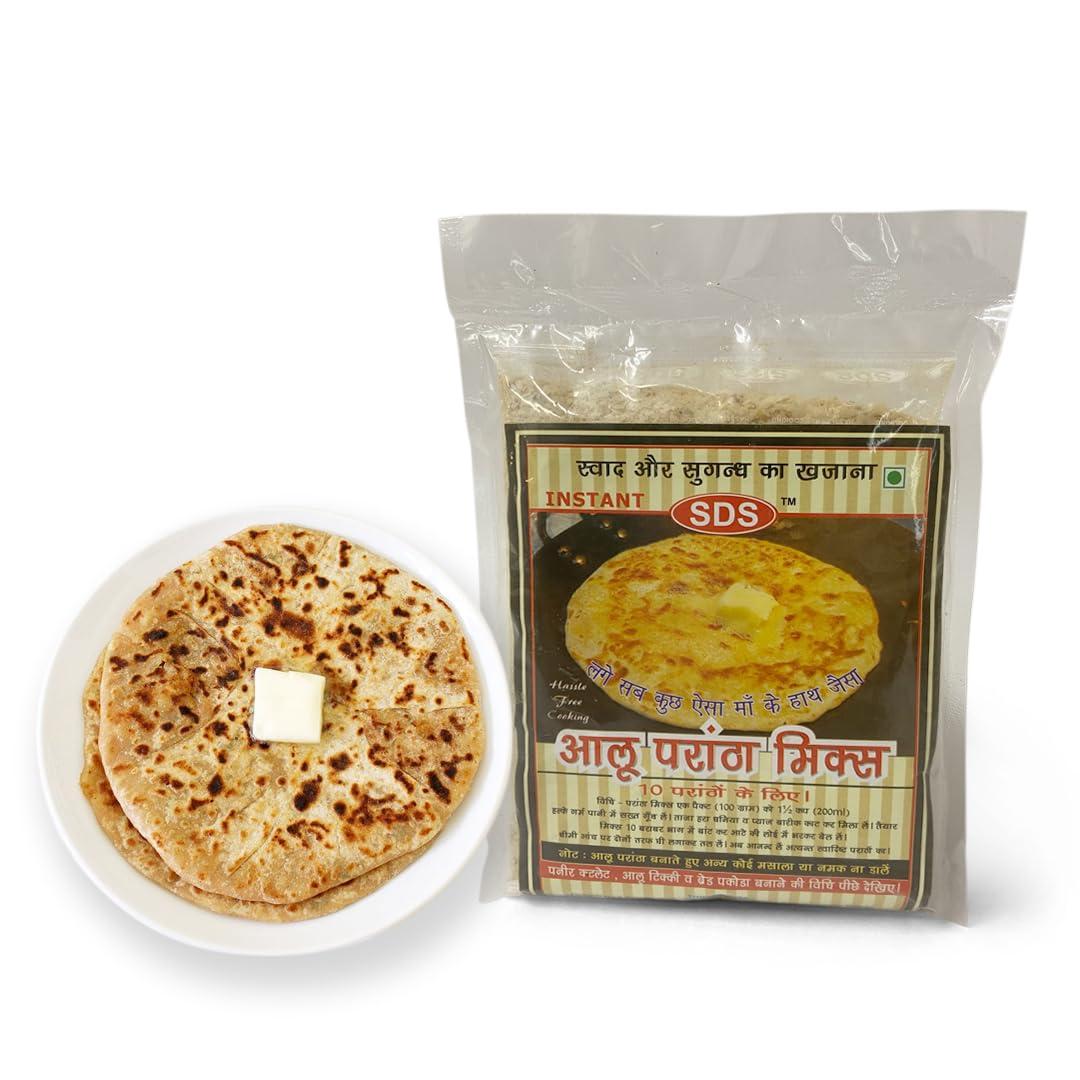 SDS SDS Aloo Prantha Mix: Homemade Goodness in Every Bite - 100g (Pack of 12)