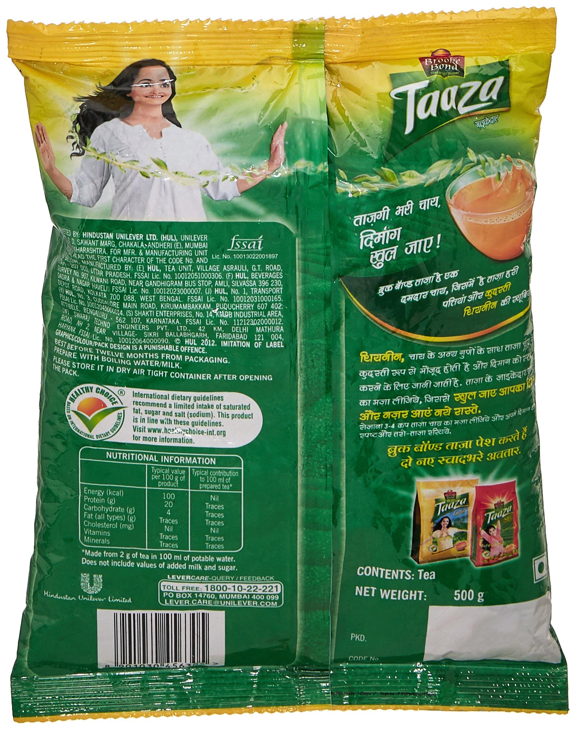 Brooke Bond Brooke Bond Taaza Tea, 500g