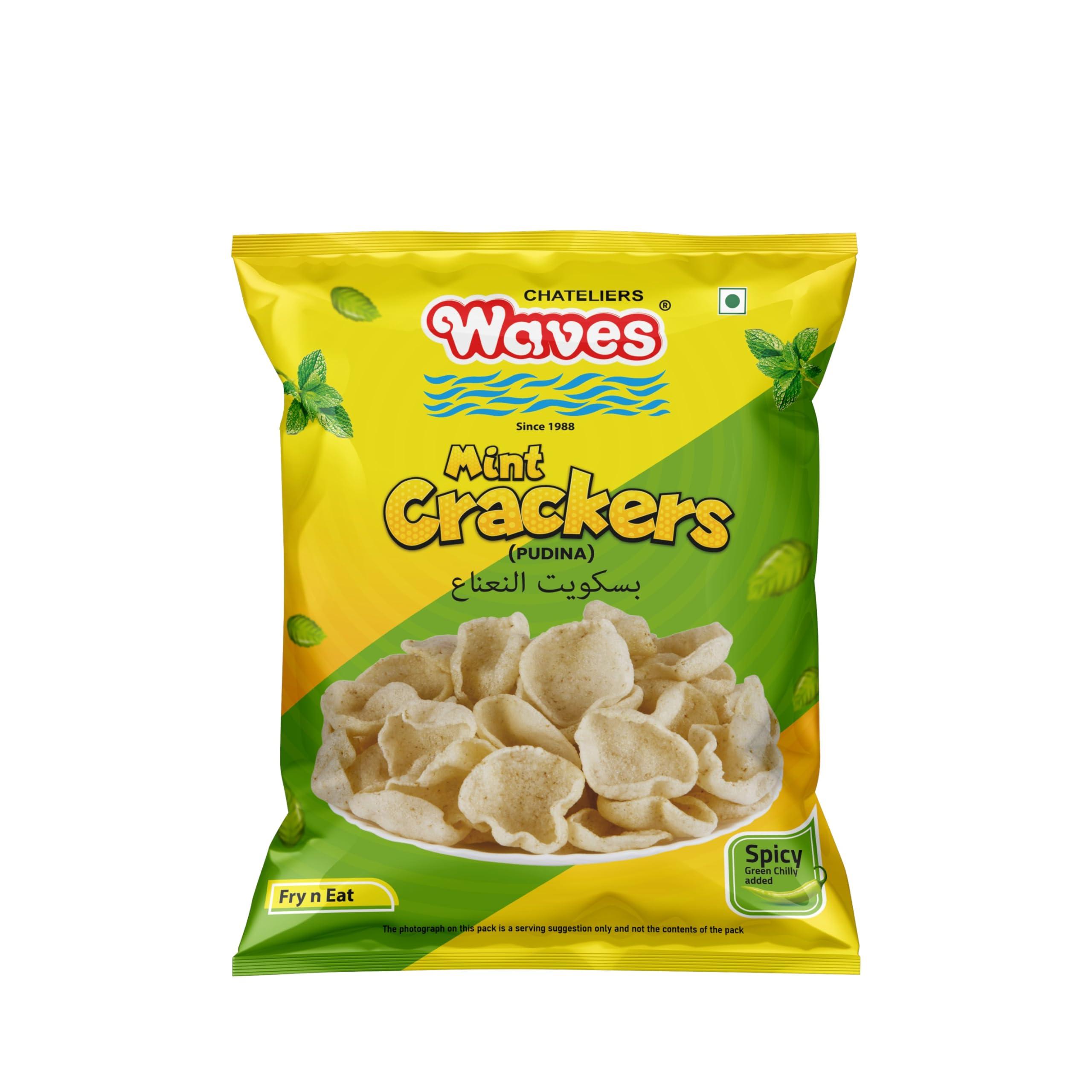 Chateliers Waves Chateliers Waves Pudina Wafers (100 Grams x 4)