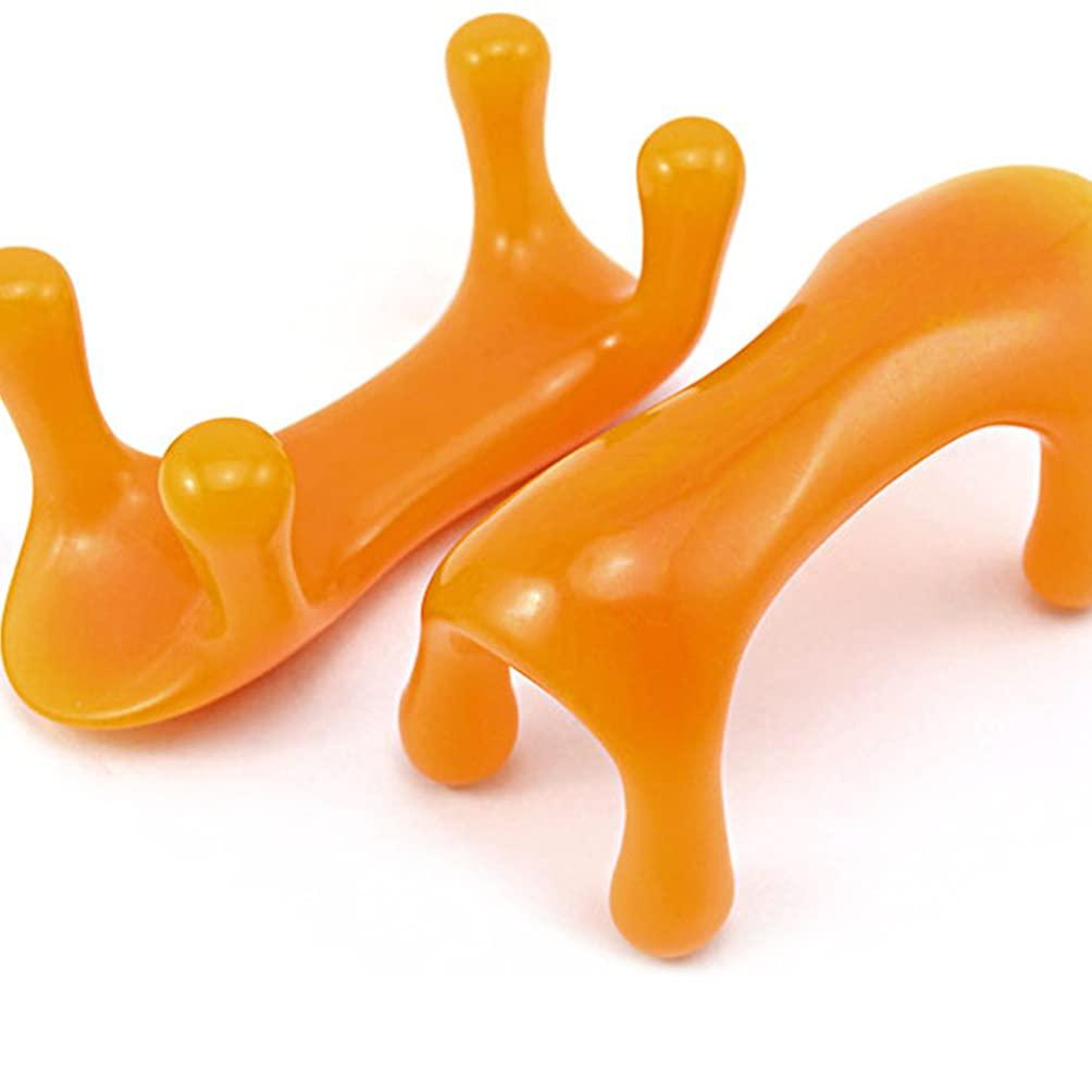 HEALLILY HEALLILY 3Pcs Resin Massager Guasha Tools Scraping Massage Plates Massage Facial Board Kit for Face Skin Massage ( Dog, Turtle, Birds Shape )