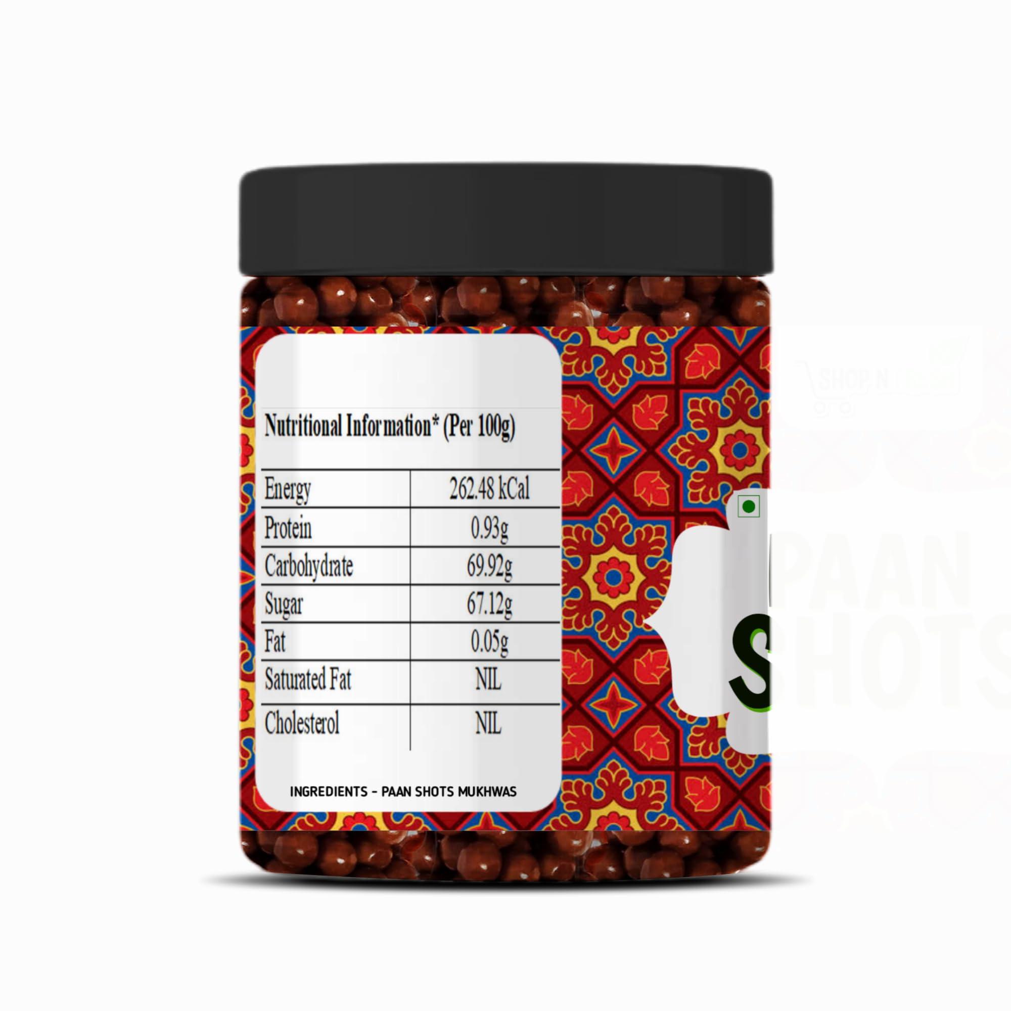 Shop N Fresh Shop N fresh Paan Shots 400gm(Instant Paan, Mouth Freshener, Mukhwas) Pan Flavor, Pan Laddu (400gm)