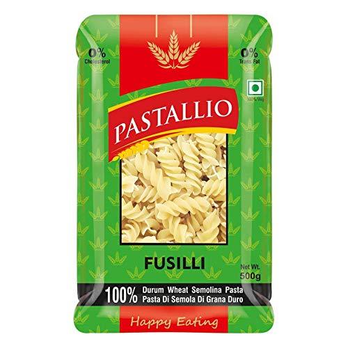 PASTALLIO Pastallio Durum Wheat Semolina Pasta Pure and Healthy to Eat with No Other Additives, Great Source of Energy, Iron and Protein- Fusilli (2Packs of 500g)
