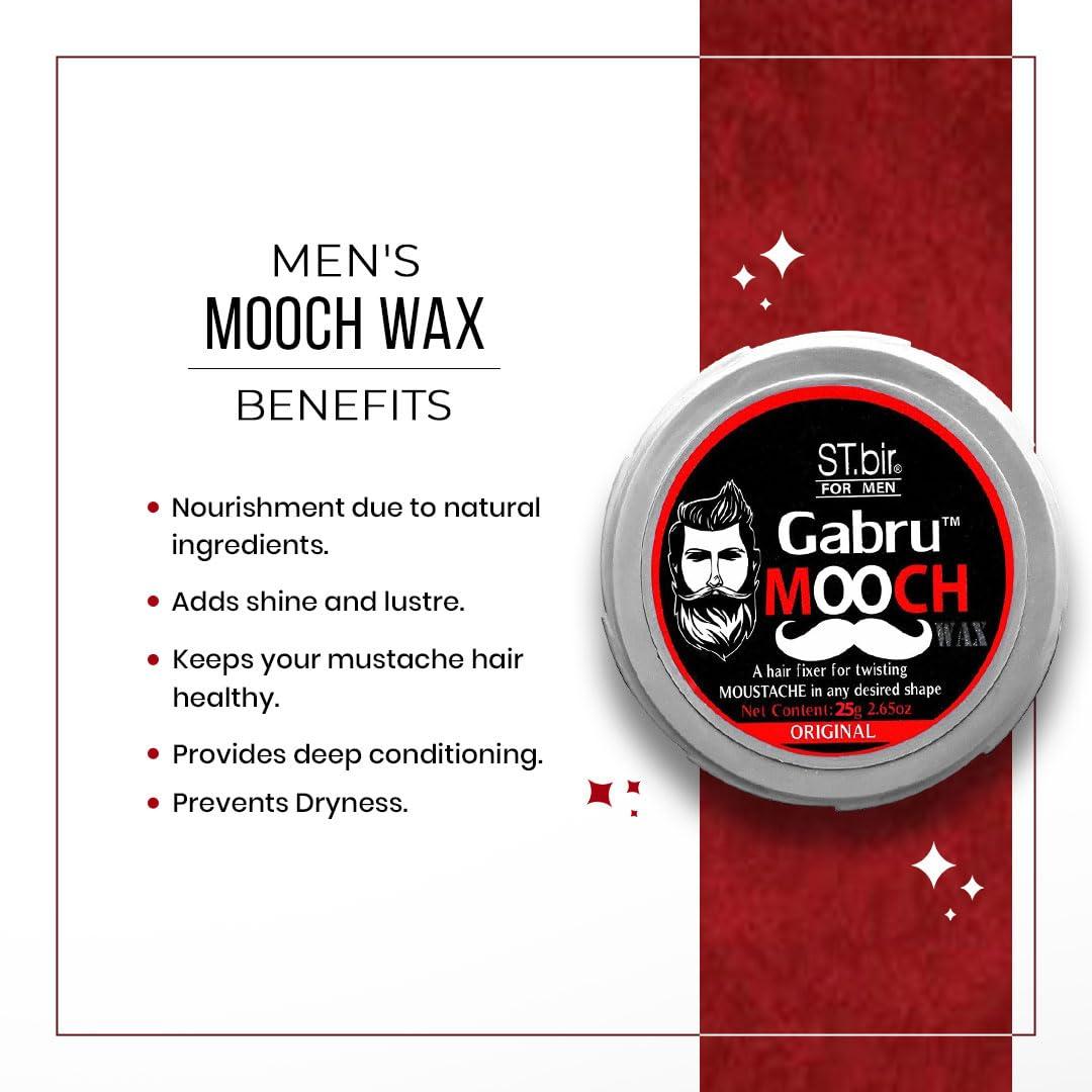 GABRU Gabru ST.bir Men's Mooch Wax (Pack of 25 g)