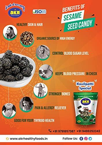 AKR AKR - Black Sesame Candy Balls - Pack of 5 x 150g (750g)