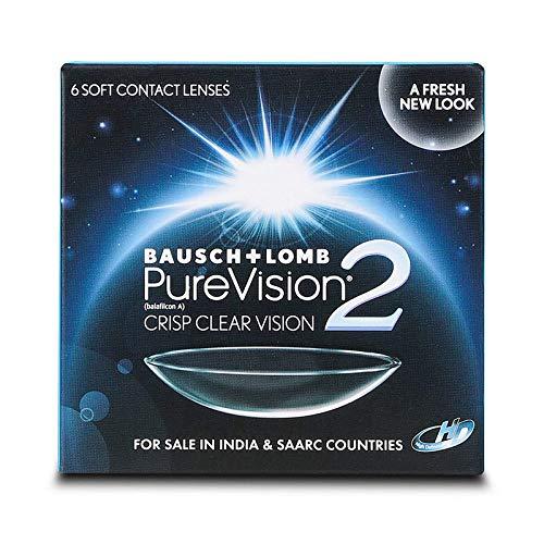 Bausch & Lomb Bausch & Lomb Pure Vision 2 with Lens Care Kit Contact Lens - 6 Pieces (-4.25)