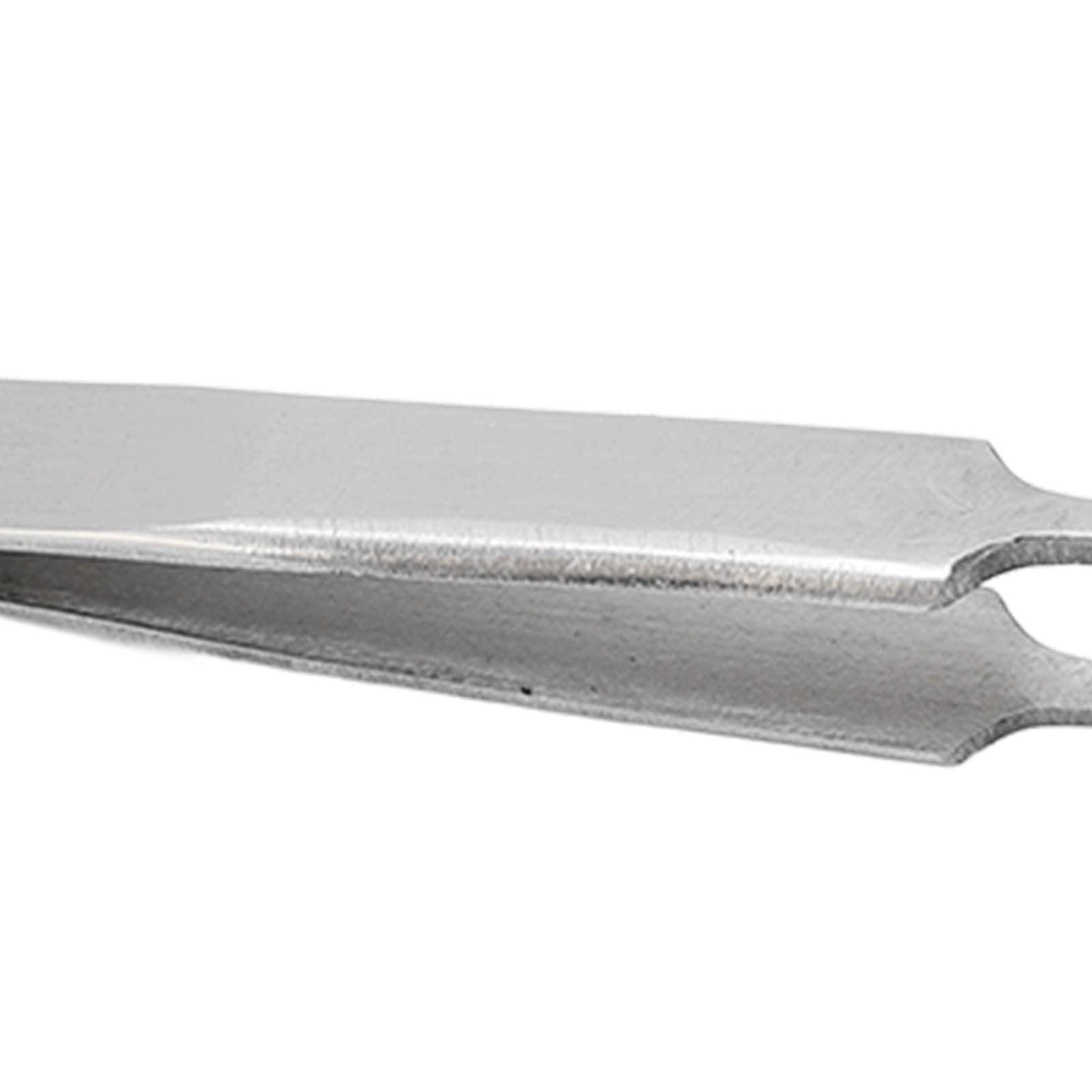 CH2-27APR23-BHN6RDMV Generic Industrial Tweezer, Stainless Steel Comfortable Touch Impact Resistant Fine Point Tweezer Anti Acid Rust Resistance High Hardness for Microelectronics (14L) |
