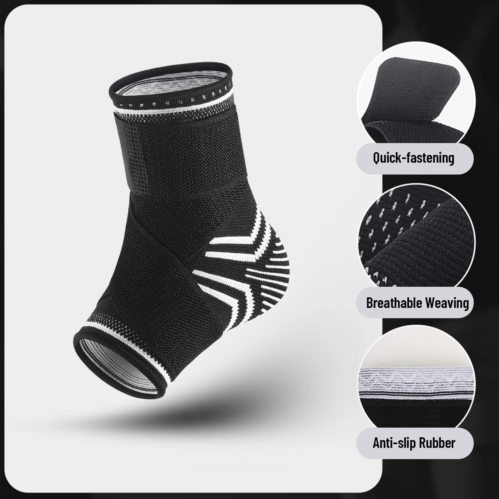 AIXING Ankle Brace Adjustable Support Elastic Strap for Basketball Cycling Sport Protection