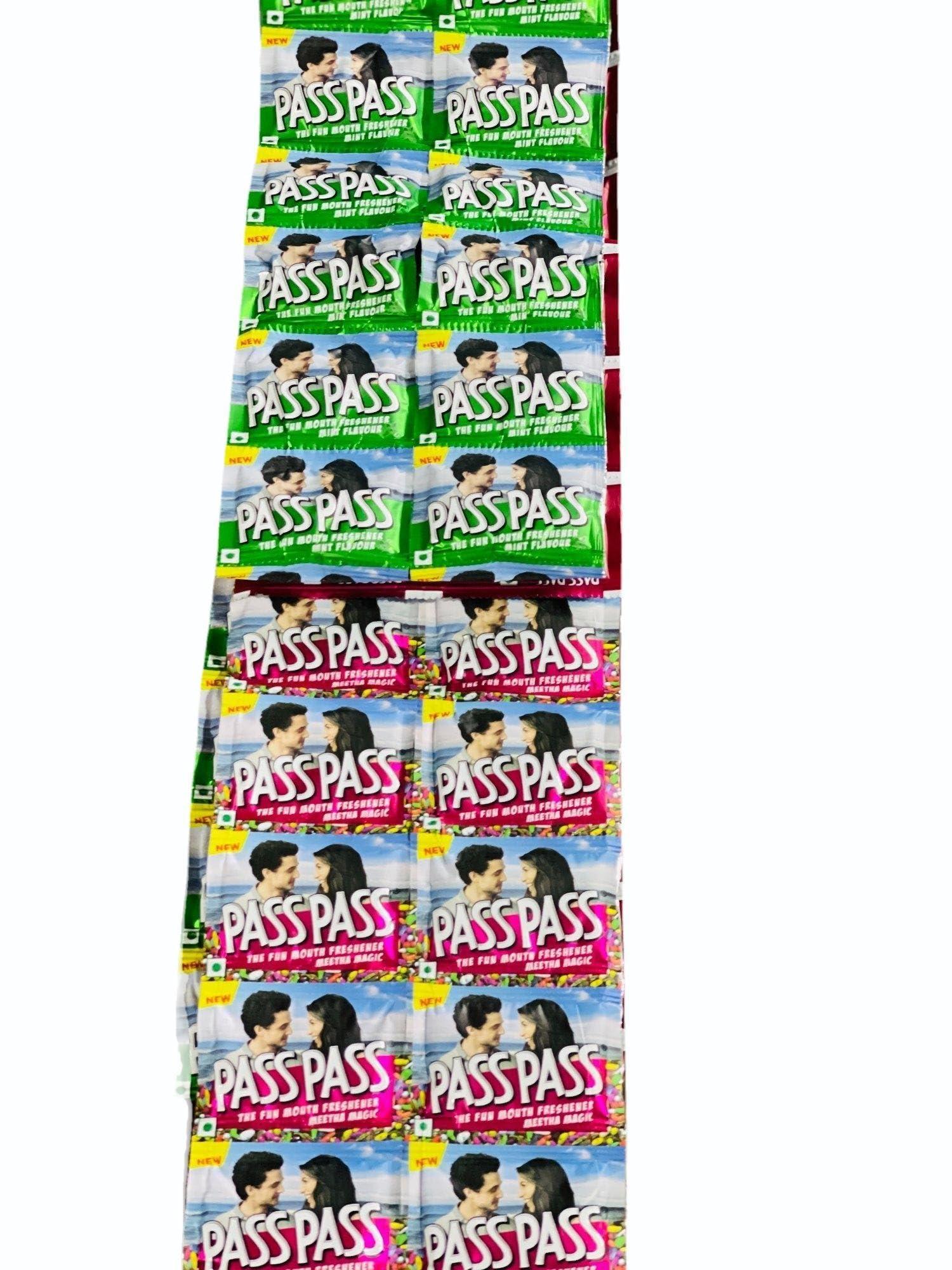 Generic Pass Pass Mouth freshener RS 1/- COMBO SET 300 PIECES ( Katha,Meetha Magic and 2 in 1 flavour pack)