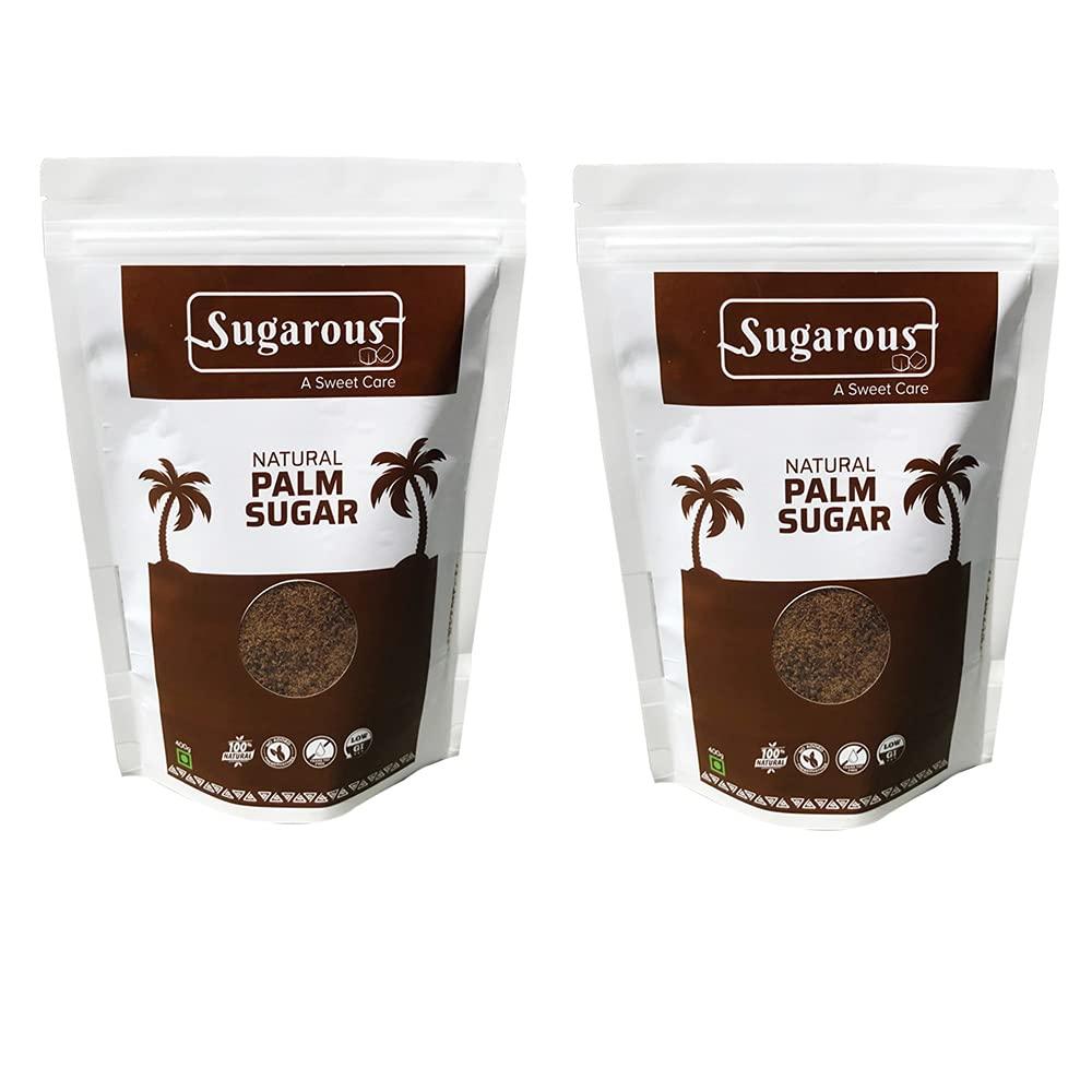 Sugarous Sugarous Natural Palm Sugar, 800 gm (400gm x 2)