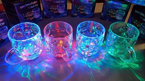 Your Mega Mart Your Mega Mar Acrylic LED Lighting Glass/Mug/Cup | Surprice Gift | Attractive Glass | Birthday