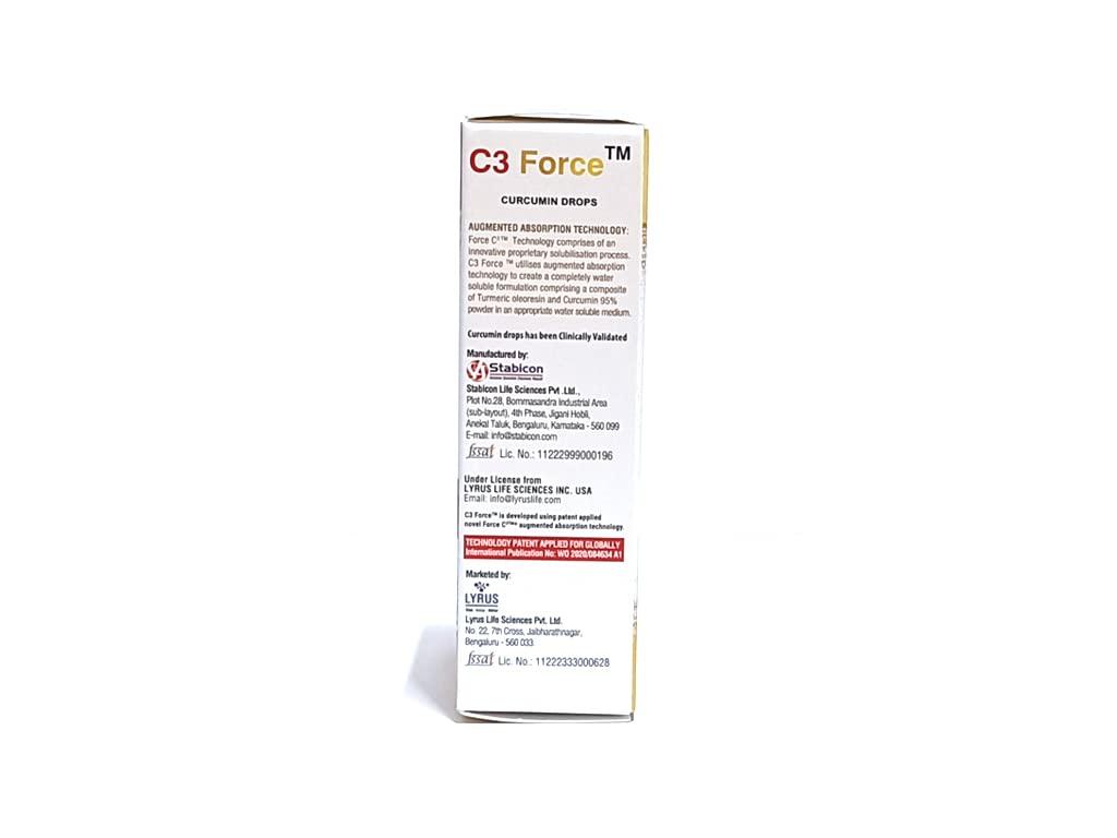 Nature\'s valley C3 Force Curcumin Drops 10ml