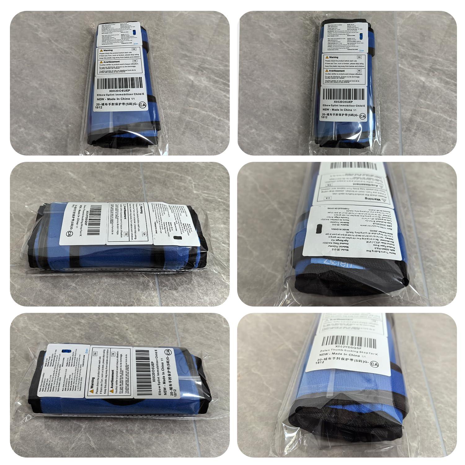 Zelen Elbow Brace for Kids Elbow Splint Immobilizer Support Pediatric Arm Fracture Cubital Tunnel Braces Childrens Ulnar Nerve Stabilizer Youth Child Small Pm Night Time Sleeping Straight Restraints(S)