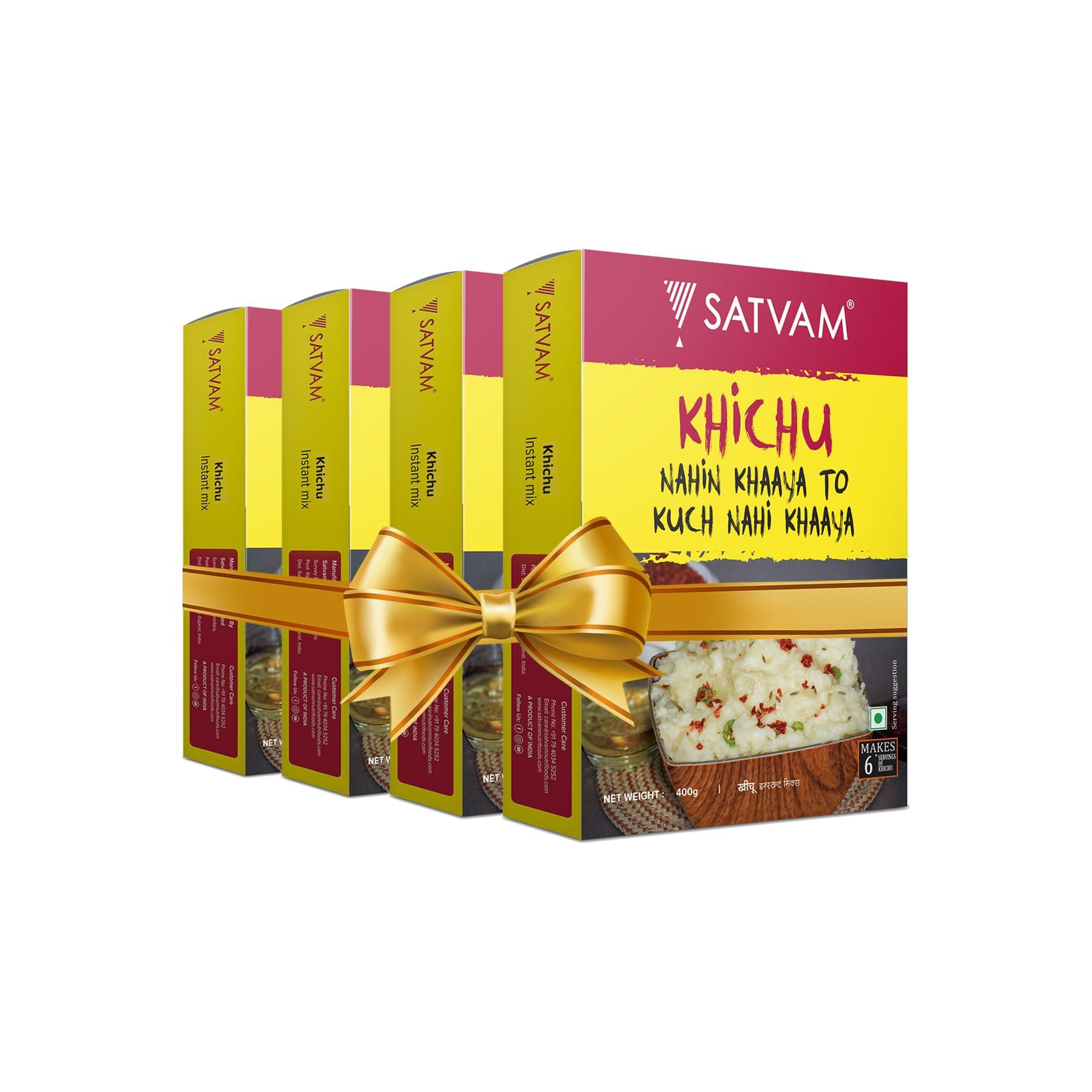 SATVAM Satvam Khichu Instant Mix (Pack of 4)|(4 * 200g)