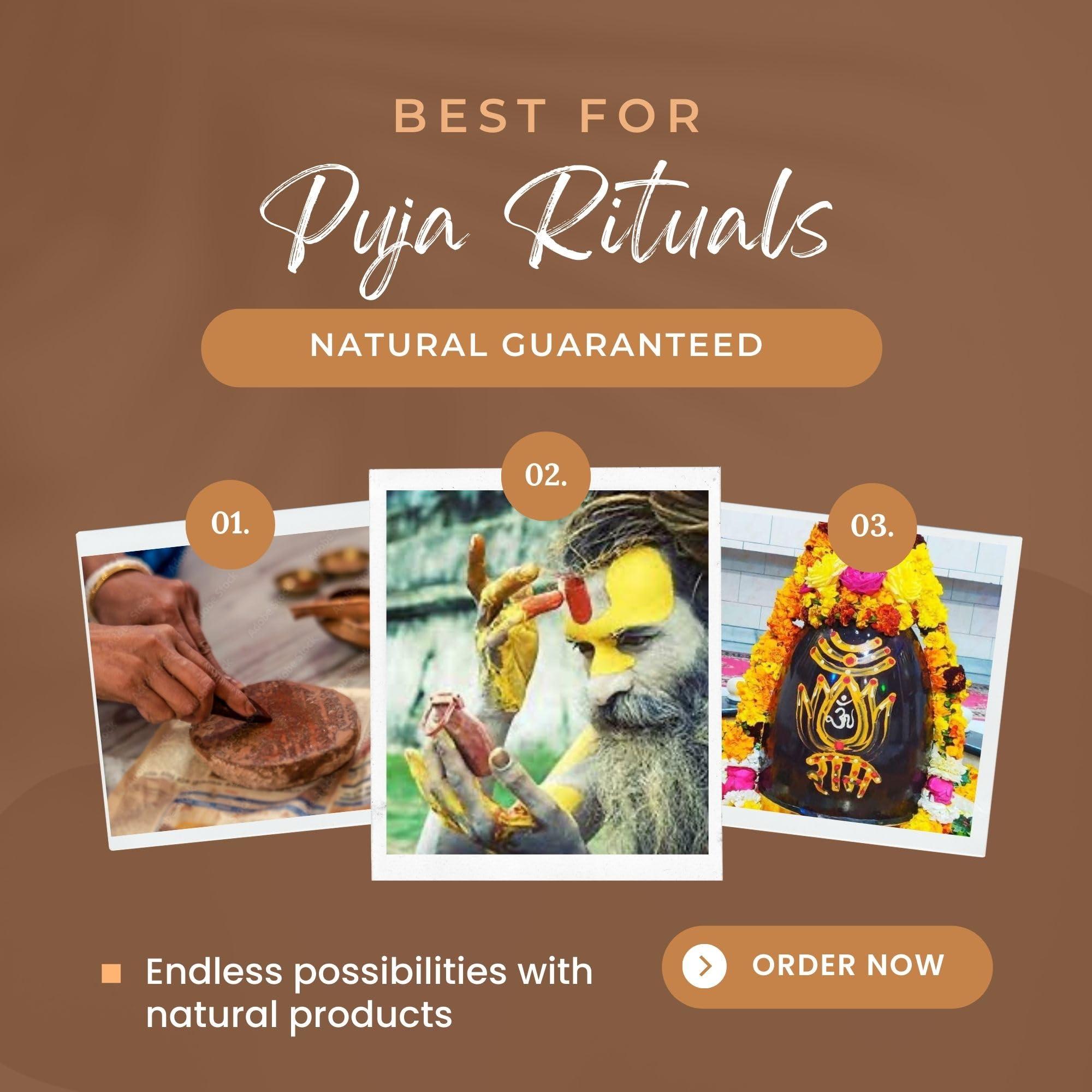 RDK RDK Sandalwood Sticks Scented Processed Natural Chandan Wood Lakdi for Pooja Tilak Havan & Beauty (20-30 Grams) Pack of 2