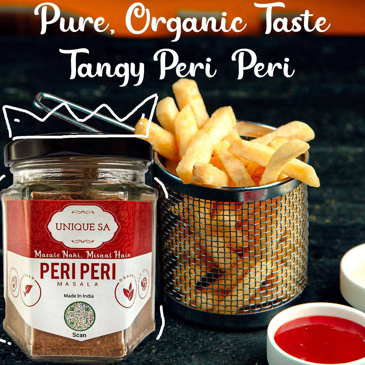 Unique Sa Unique Sa Peri Peri - Exotic Spice Mix - Multipurpose Seasoning (100 gm)