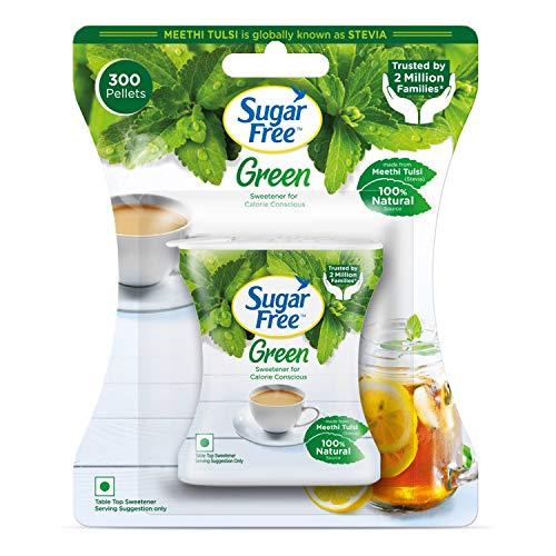 Sugar Free Sugar Free Green 100% Natural Sweetener and Sugar Substitute - 300 Pellets & Natura - Sweet Drops 10ml