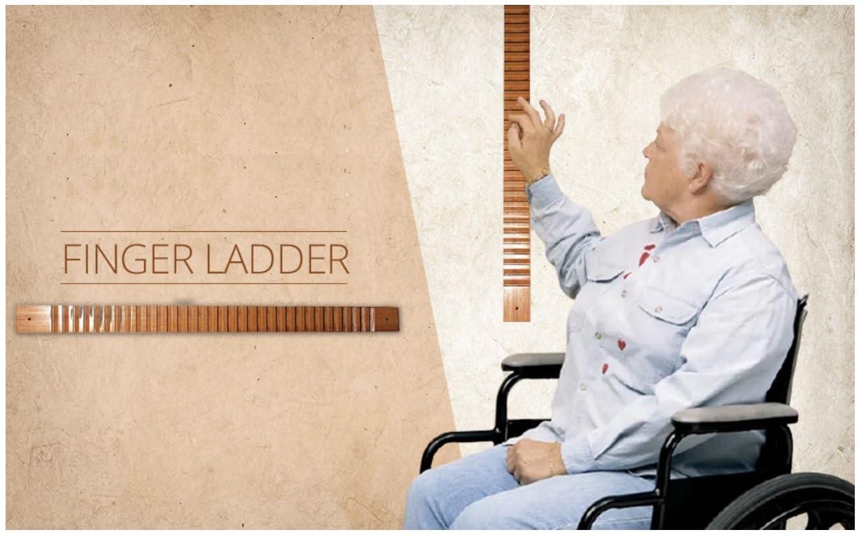 Tycoon Physio Solutions Tycoon Physio Solutions Physiotherapy Finger Ladder Wooden, Hand Rehabilitation Tool for Improved Dexterity, Strength, and Range of Motion (Shoulder Abduction Ladder)