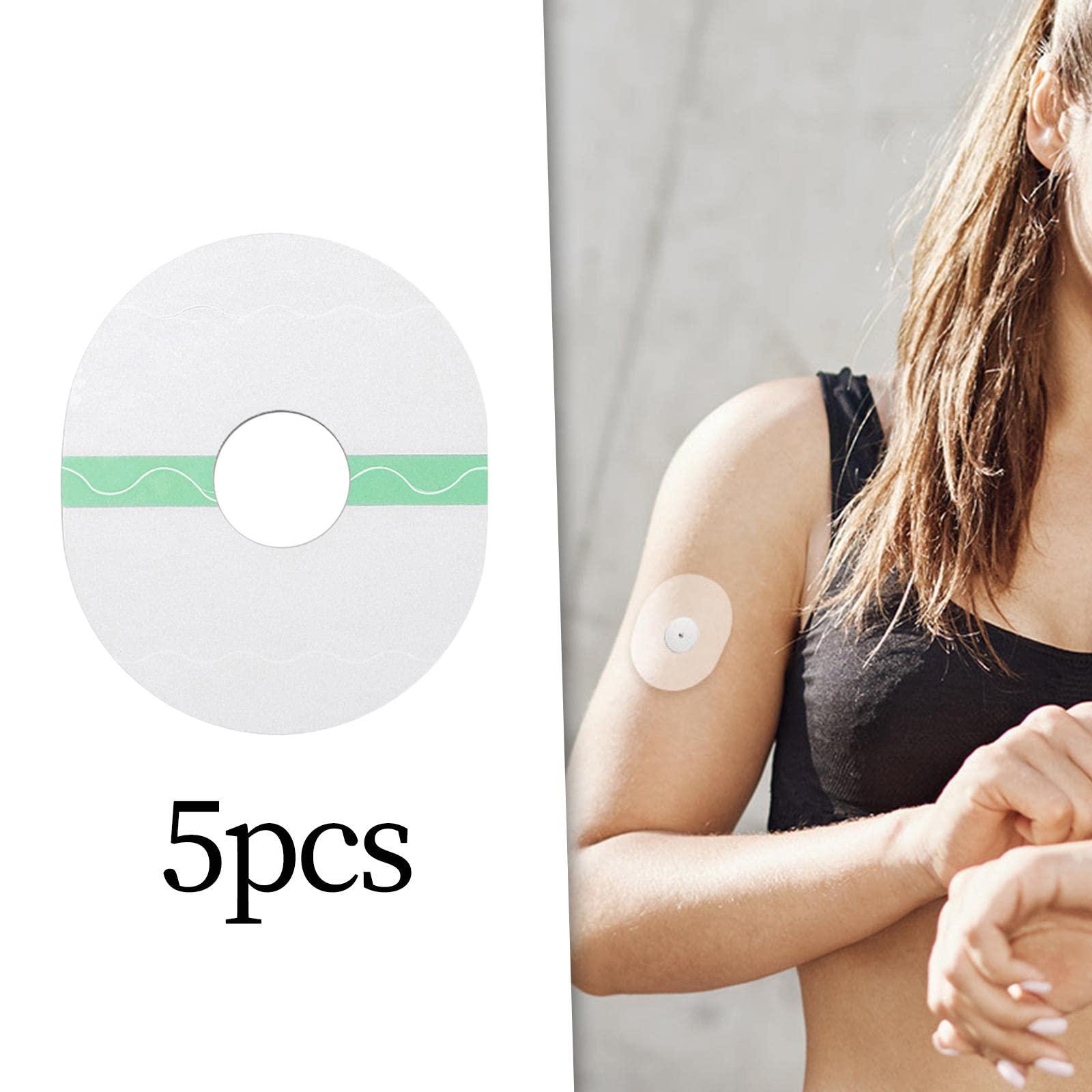 FASHIONMYDAY FASHIONMYDAY Fashion My Day 5 Pieces Adhesive Patches Waterproof Precut Sensor Cover for Running Cycling Oval | Other Diabetic Aids