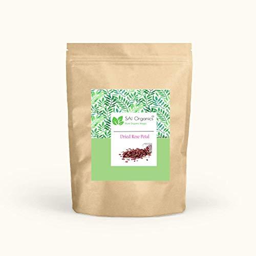 Generic Sai Organics Natural Dried Rose Petals 100% Pure & Organic (500 g)