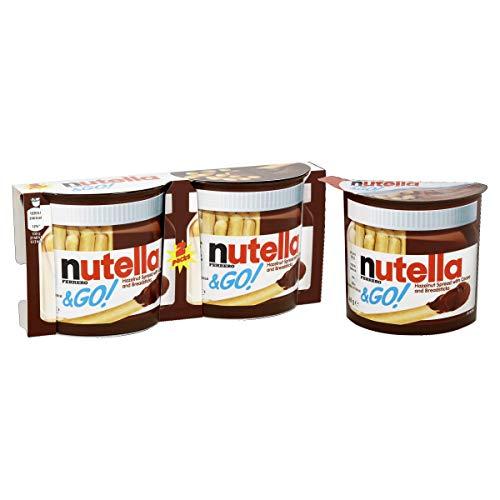 Nutella Nutella & Go Hazelnut Spread & Pretzels Sticks Pack of 12, x 48 g