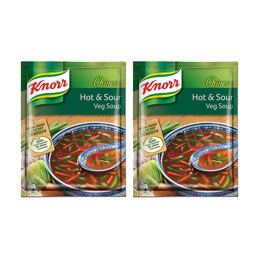 Knorr Knorr Chinese Hot and Sour Veg Soup, 43g (Pack of 2)