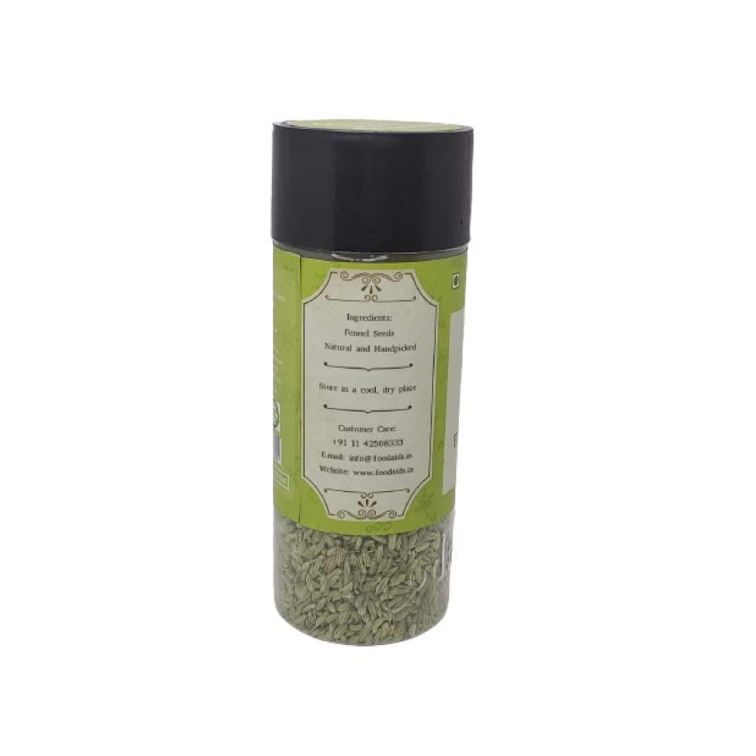 Foodaids Foodaids Roasted Fennel Seeds / Mukhwas Bhuni Saunf / Mouth Fresheners / After-Meal Snacks / Helps in Digestion- (100 Gm)