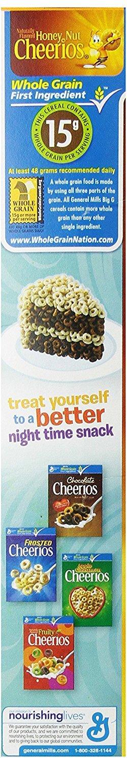 General Mills General Mills Honey Nut Cheerios Sweetened Whole Grain Oat Cereal with Real Honey & Natural Almond Flavor, 12.24 oz  347 g