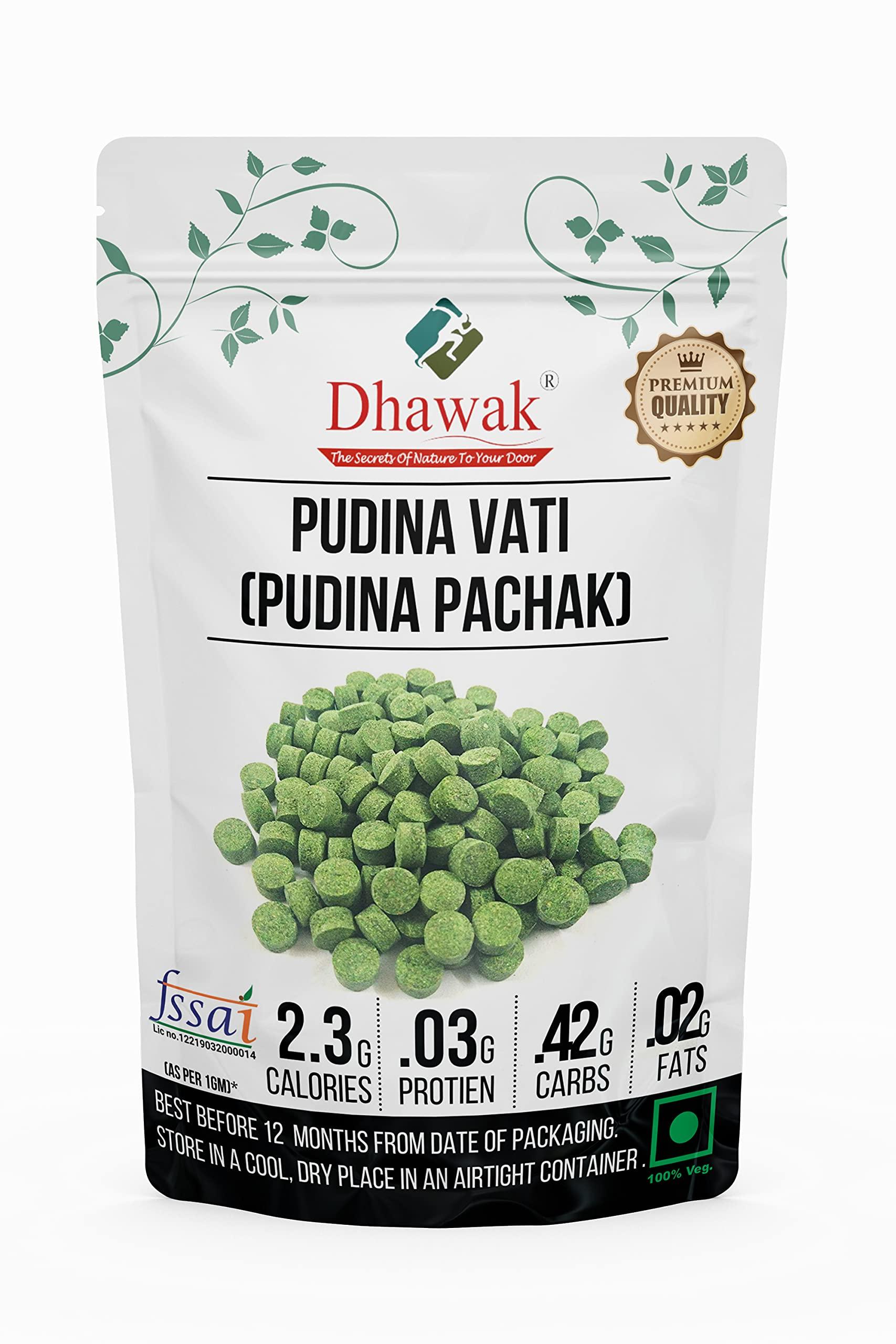 DHAWAK Dhawak Pudina Vati | Pudina Pachak - 400 GMS.