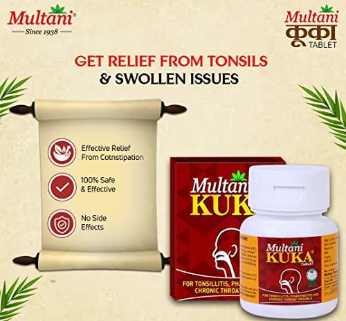 Multani Multani Kuka Tablet | Useful In Tonsillitis, Pharyngitis & Chronic Throat Trouble | 100% Natural & Ayurvedic | Get Relief From Tonsils & Swollen Issues | 1000 Tablets