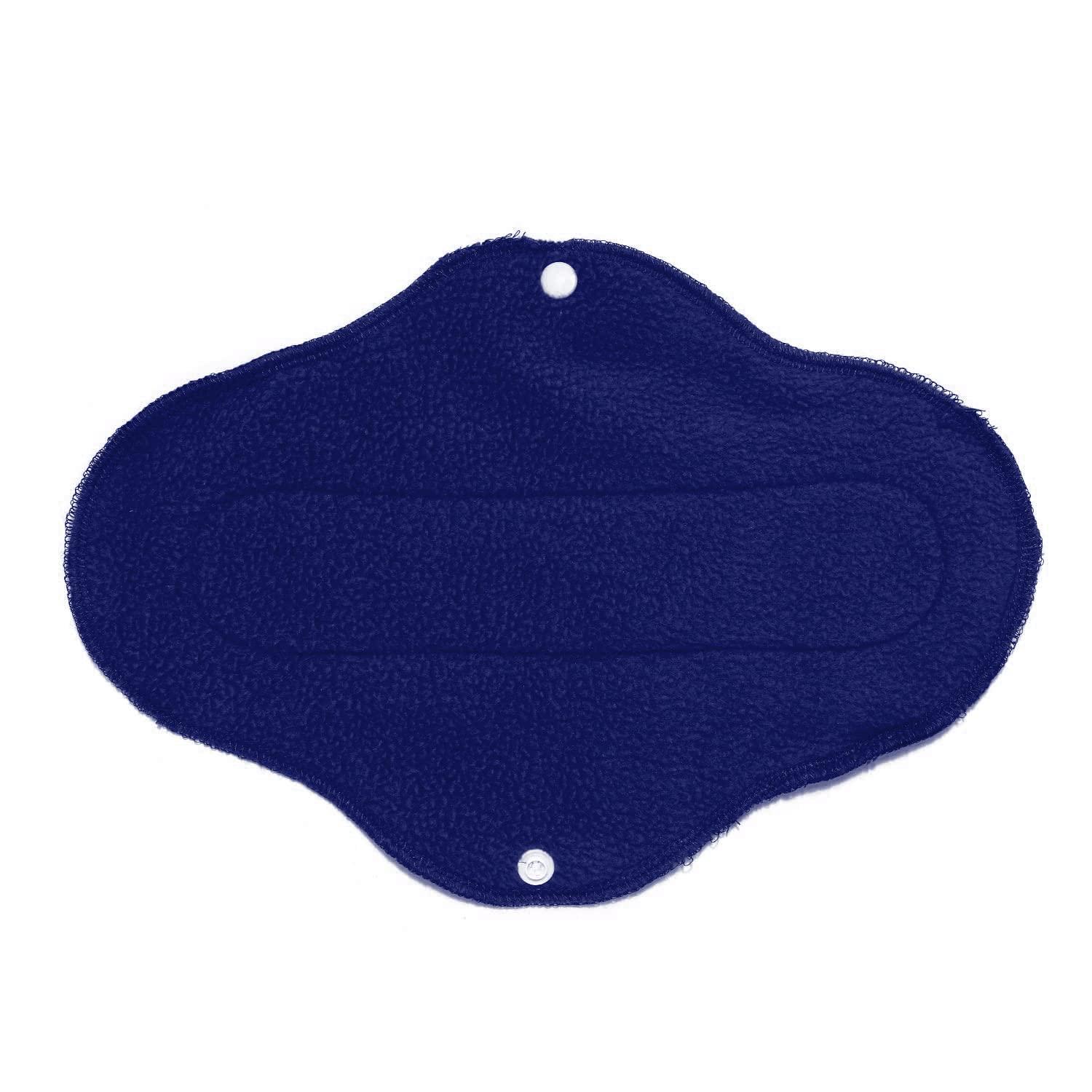 Sizi Sizi Reusable Cloth Period Pads Washable Napkin for Heavy Flow Leakproof Overnight Protects,Large Sanitary Pads Set with Wings for Women,Washable Overnight Cloth Panty Liners Period Pads. (Pack of 2)