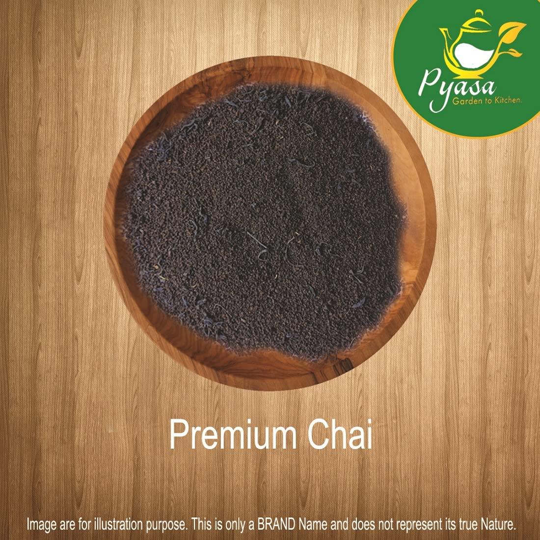 Pyasa Pyasa Premium Chai | Strong, Aromatic & Rich Green Assam Tea | Desi Chai| Desh ki Chai| Unique Tea crafted for chai lovers | Premium Kadak Chai Patti (1 KG)