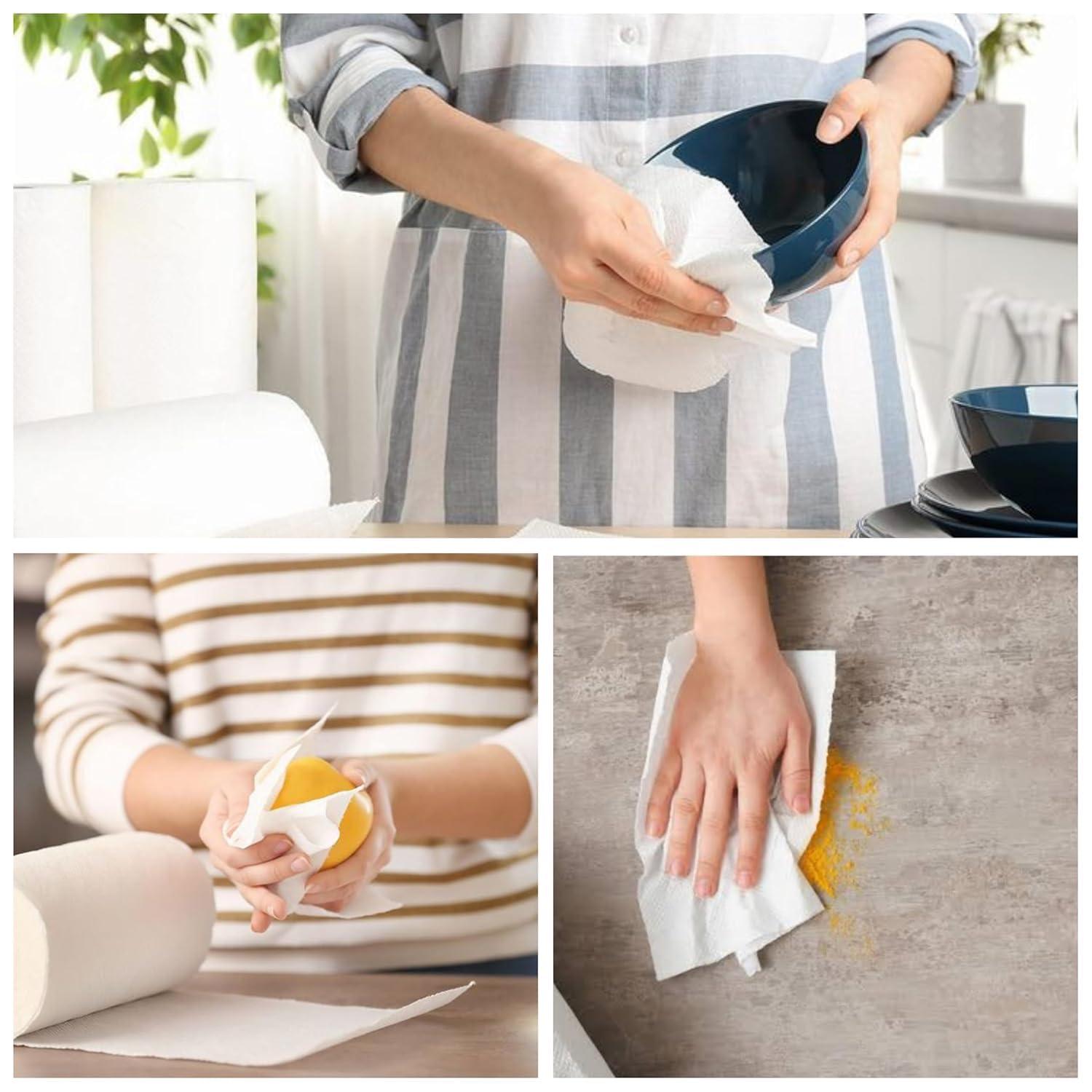 KASA KASA Multipurpose Washable and Reusable Wipes/Kitchen Towel - Non Woven -23 * 21 CM (Pack of 02)