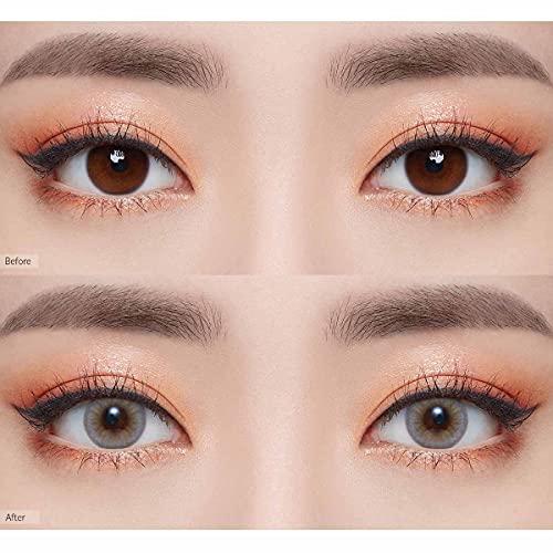 O-LENS O-LENS 1Day Russian Smoky Grey - Coloured Contact Lens (Daily Disposable, -5.00 / 10pcs / Grey), Natural Looking & Comfy Eye Color Lenses